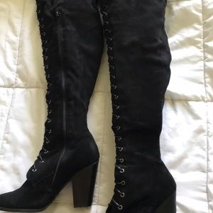 Lace up Black Boots